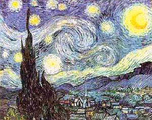 “Starry Night”, by Vincent Van Gogh